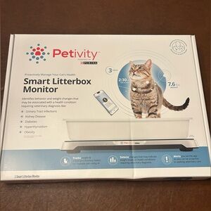 Purina Petivity Smart Litter Box Monitor System for Cat New With Box
